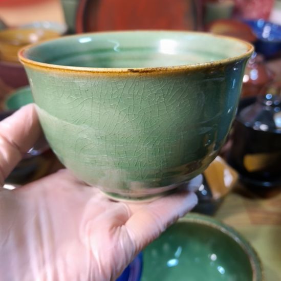 瓷片磁州窑五厂盘碗壶杯有瑕疵