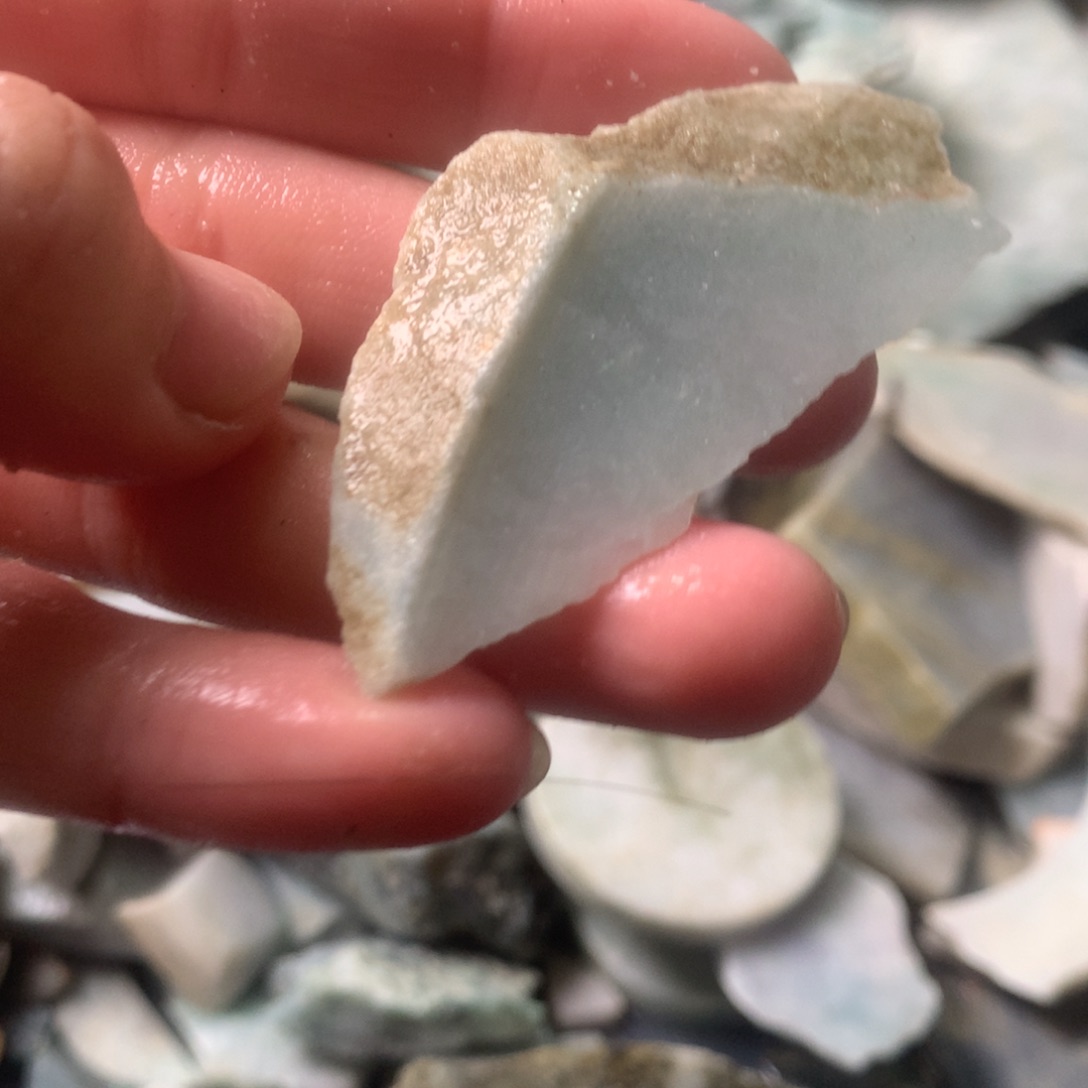 翡翠颈饰未镶嵌缅甸翡翠