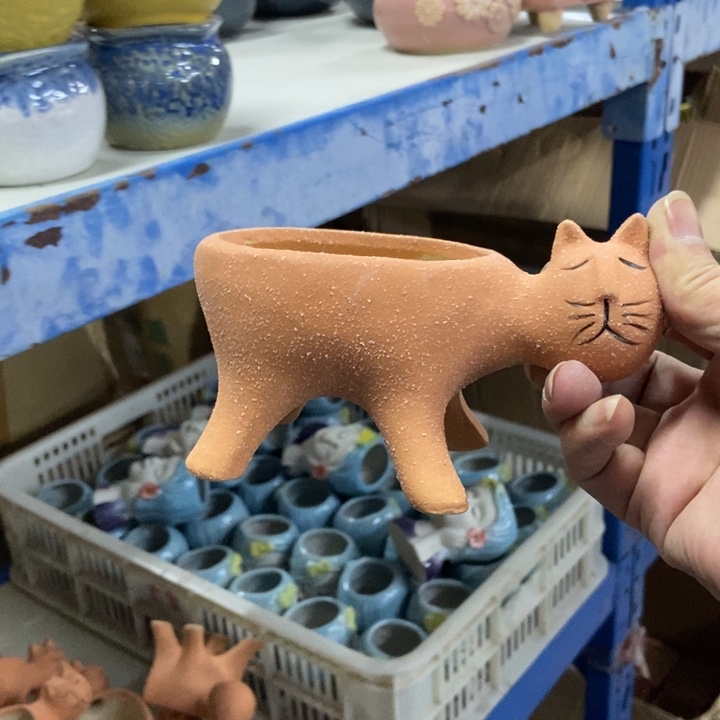 陶瓷花盆单场满9.9发9*6*7