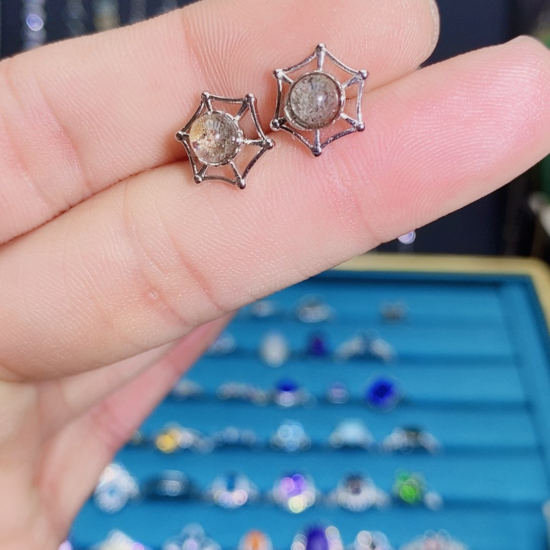 紫晶珠宝半成品银S925镶嵌