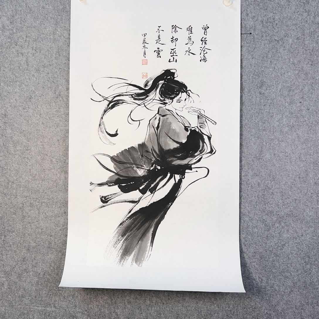 国画528 花鸟在此处飞翔也有了