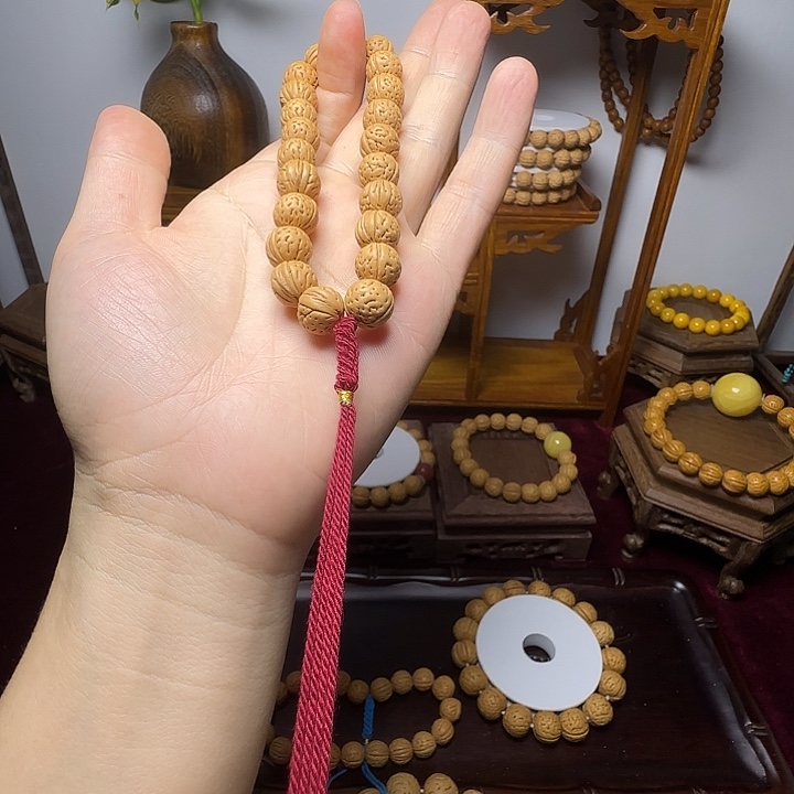 少***恒桃核手串小野生核手持1.2