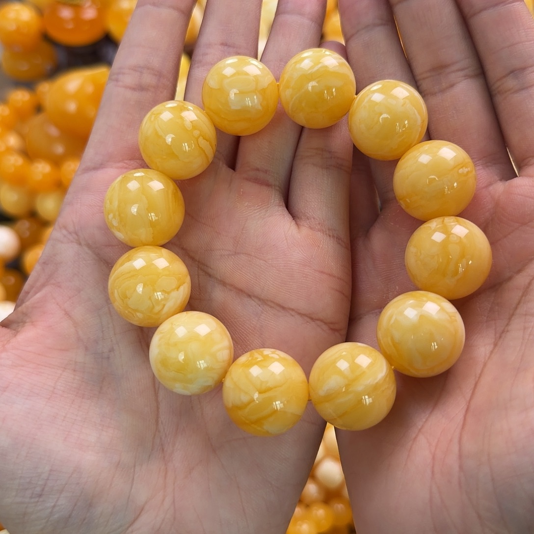 琥珀未镶嵌珠宝奇石20mm同料