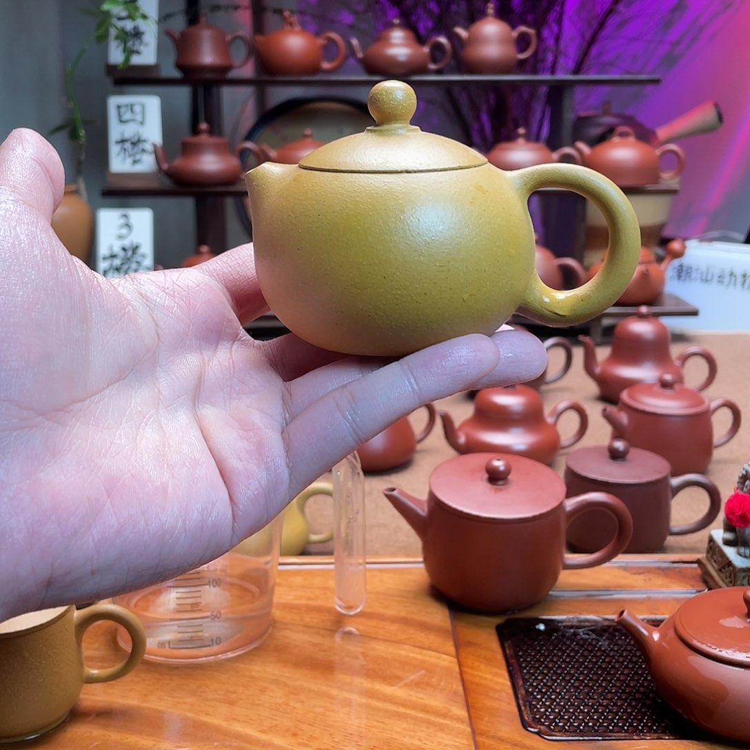 紫砂茶壶风**程手拉壶西施130c
