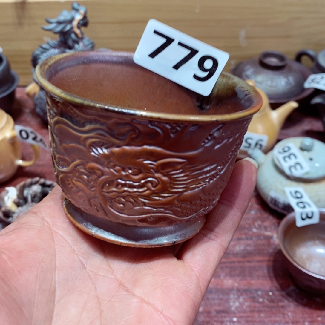 柴烧茶具陶瓷杯子