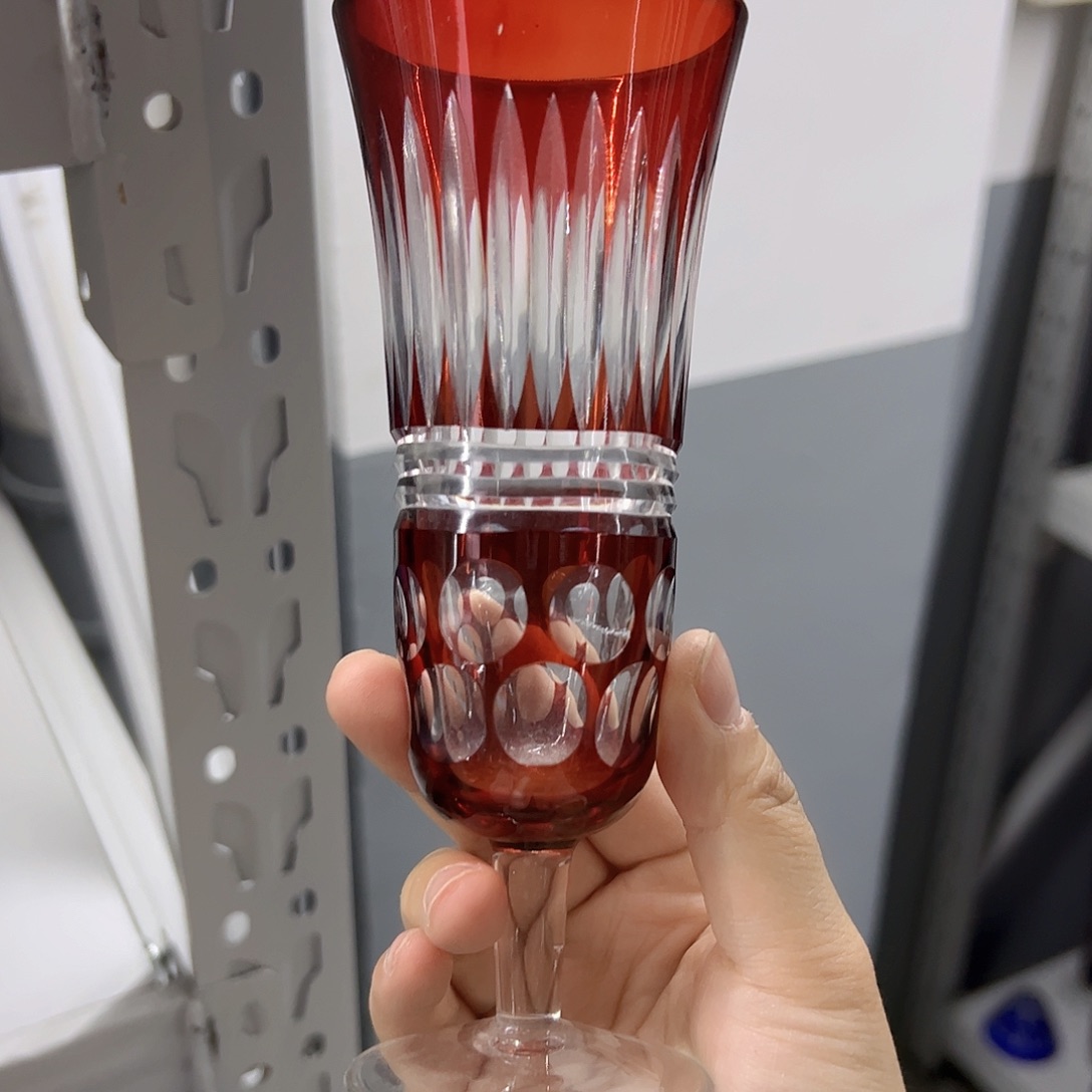 *****水晶玻璃平底款微瑕一个