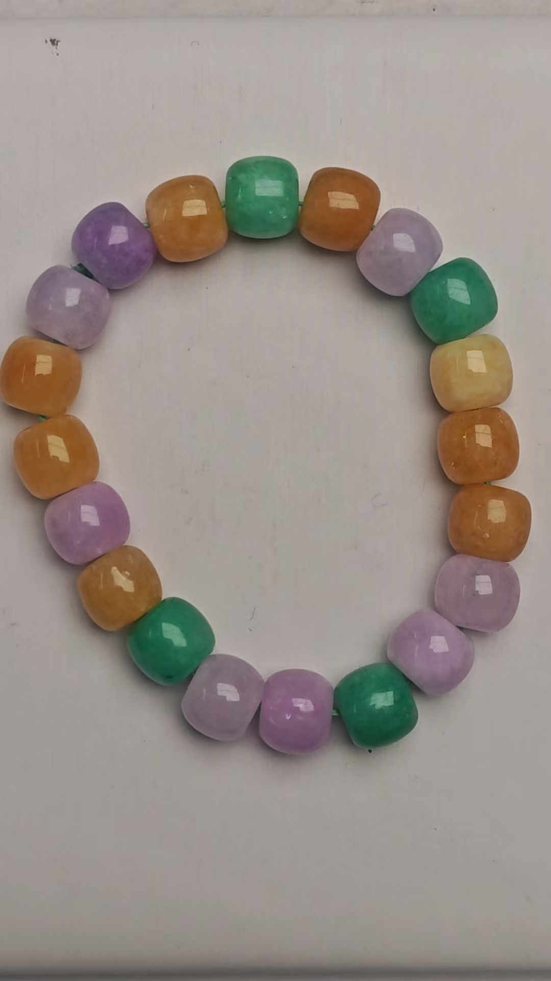 YY3翡翠手串【邂逅翡翠高冰手串，冰透绿意，开启浪漫时光】手串