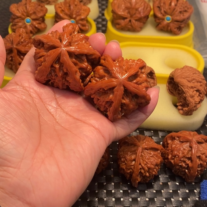 文玩核桃吊坠五棱……