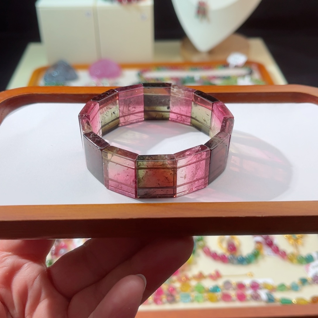 碧玺手串未镶嵌串