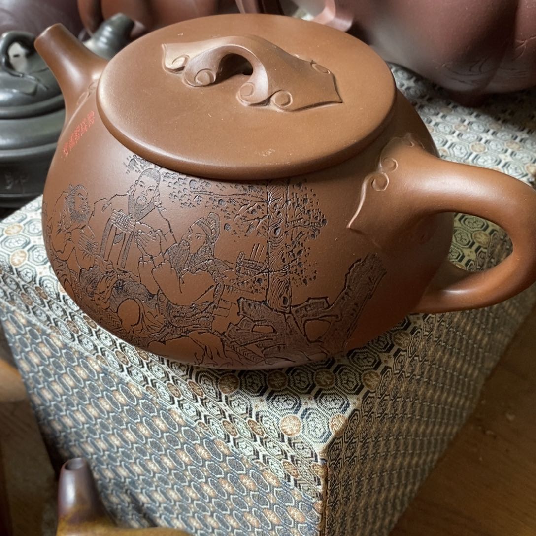 扬***悔紫砂茶壶原矿手工107