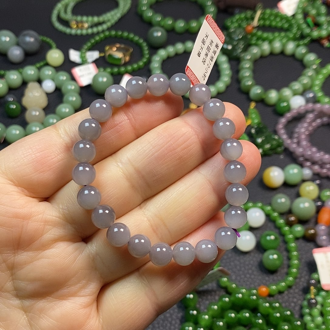 和田玉8mm手串未镶嵌