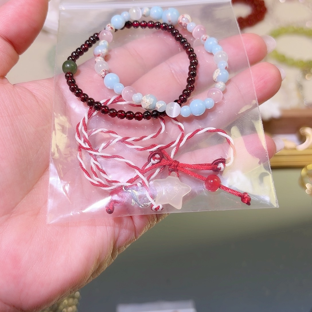 呼****烟晶银S925镶嵌手链