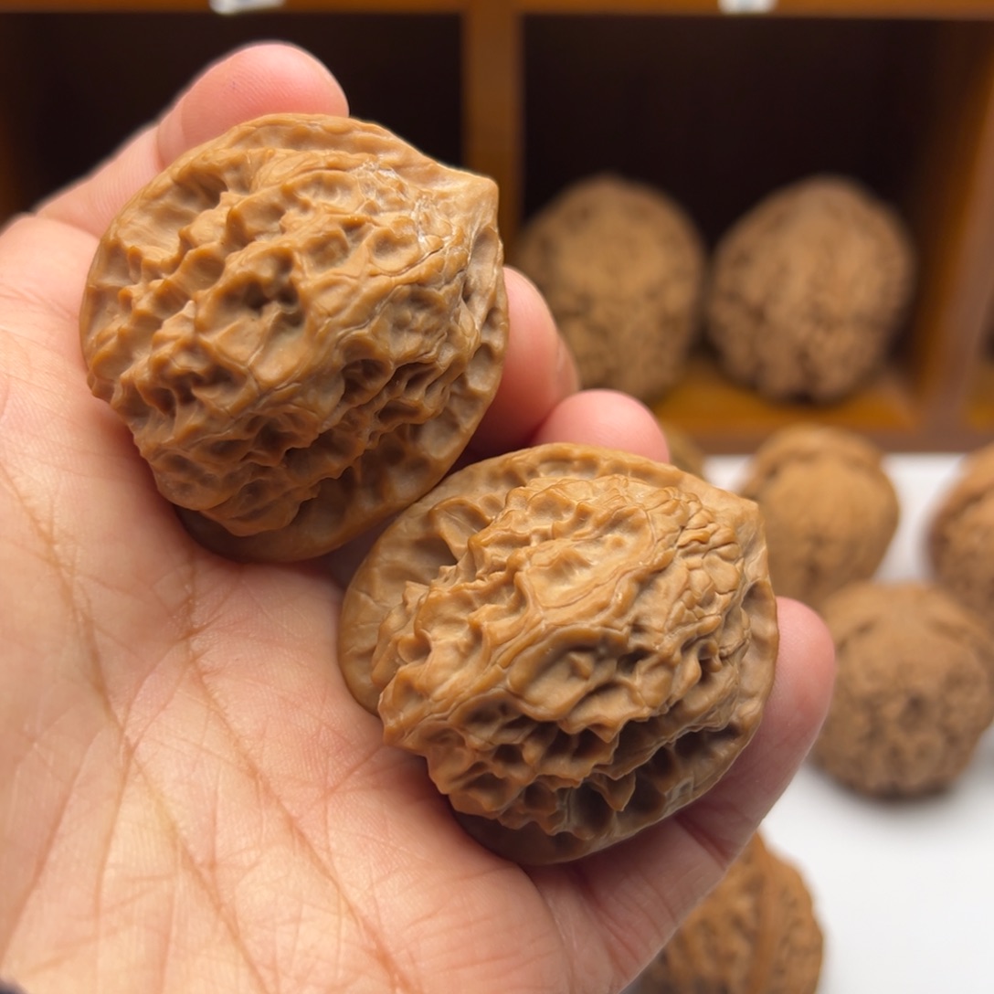 文玩核桃吊坠37尺全品玲珑