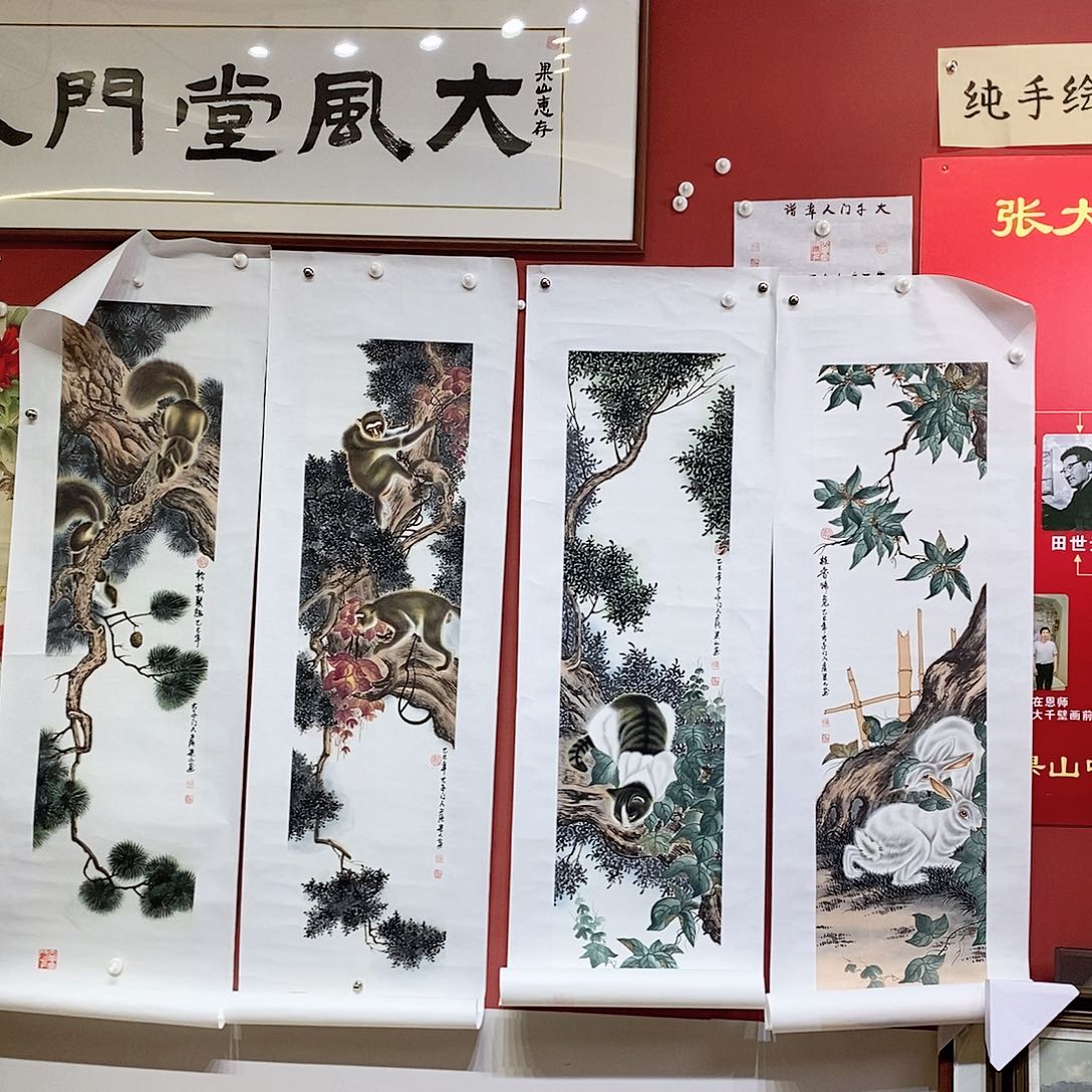 国画大风堂嫡传-侯果山老师作品路 