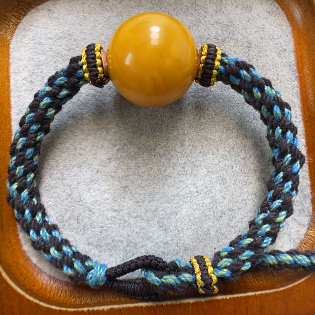 未镶嵌蜜蜡手绳蜜蜡