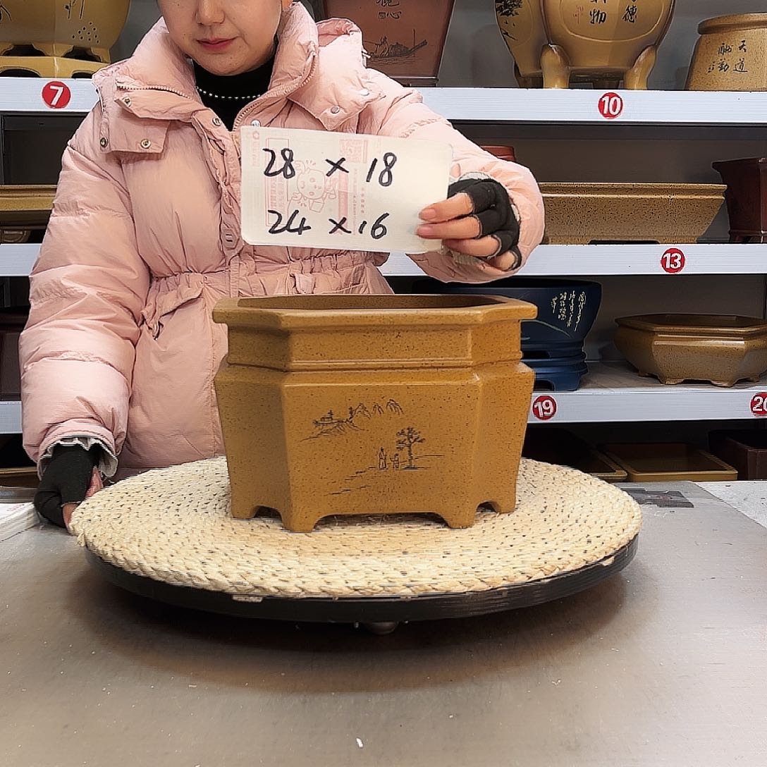 紫砂花盆紫砂花盆