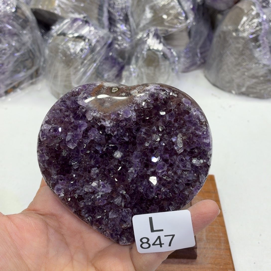 水晶摆件未镶嵌天然紫水晶