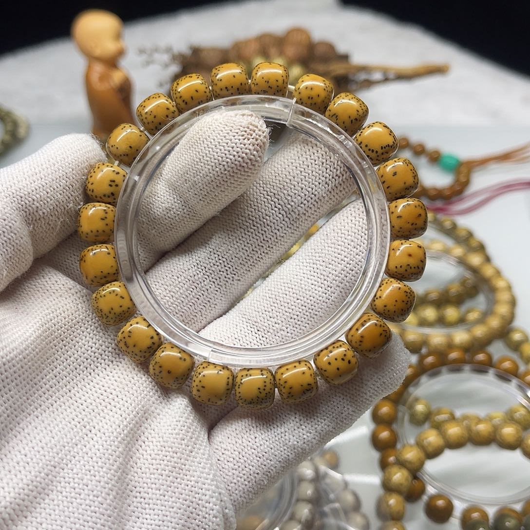 祗***尘手串星月菩提侧留白10×9