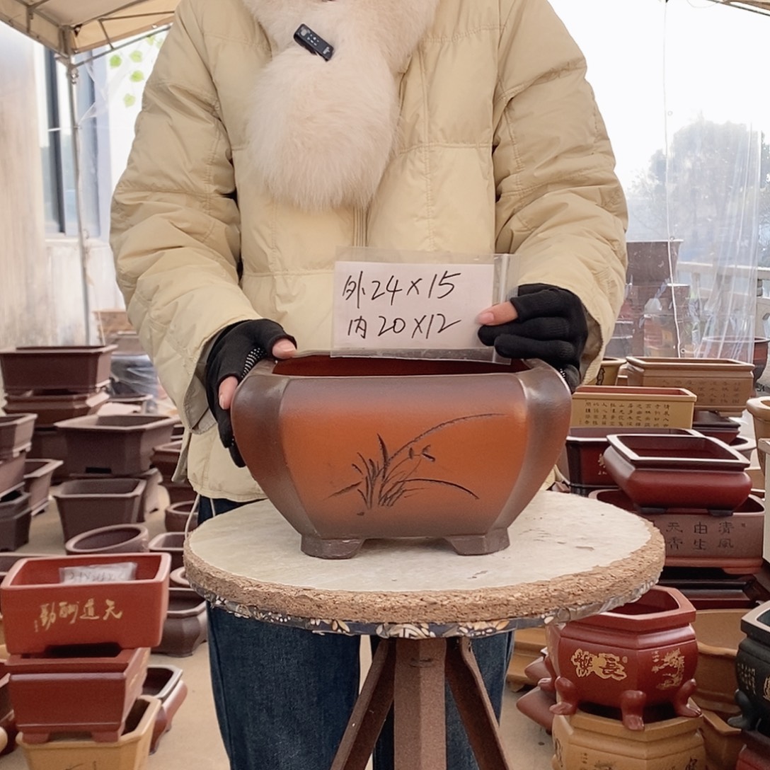 花盆紫砂紫砂花盆