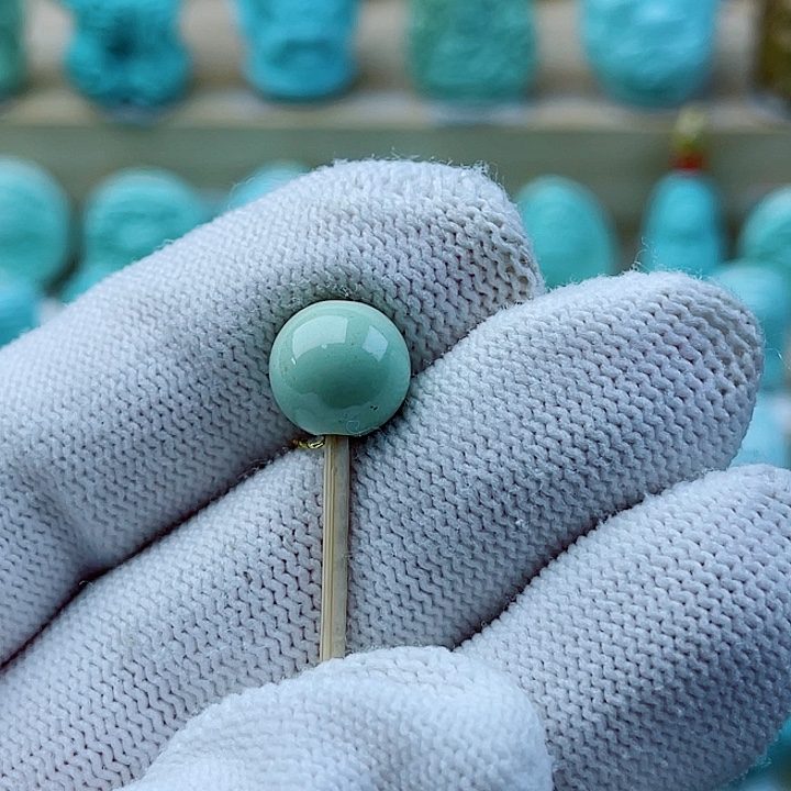 未镶嵌绿松石珠宝奇石