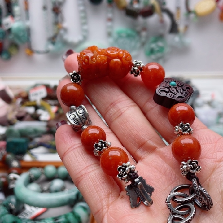 翡翠未镶嵌手链手链