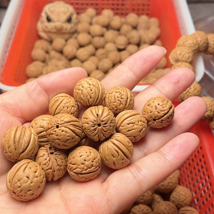 手串桃核寂**桐核桃手串17➕