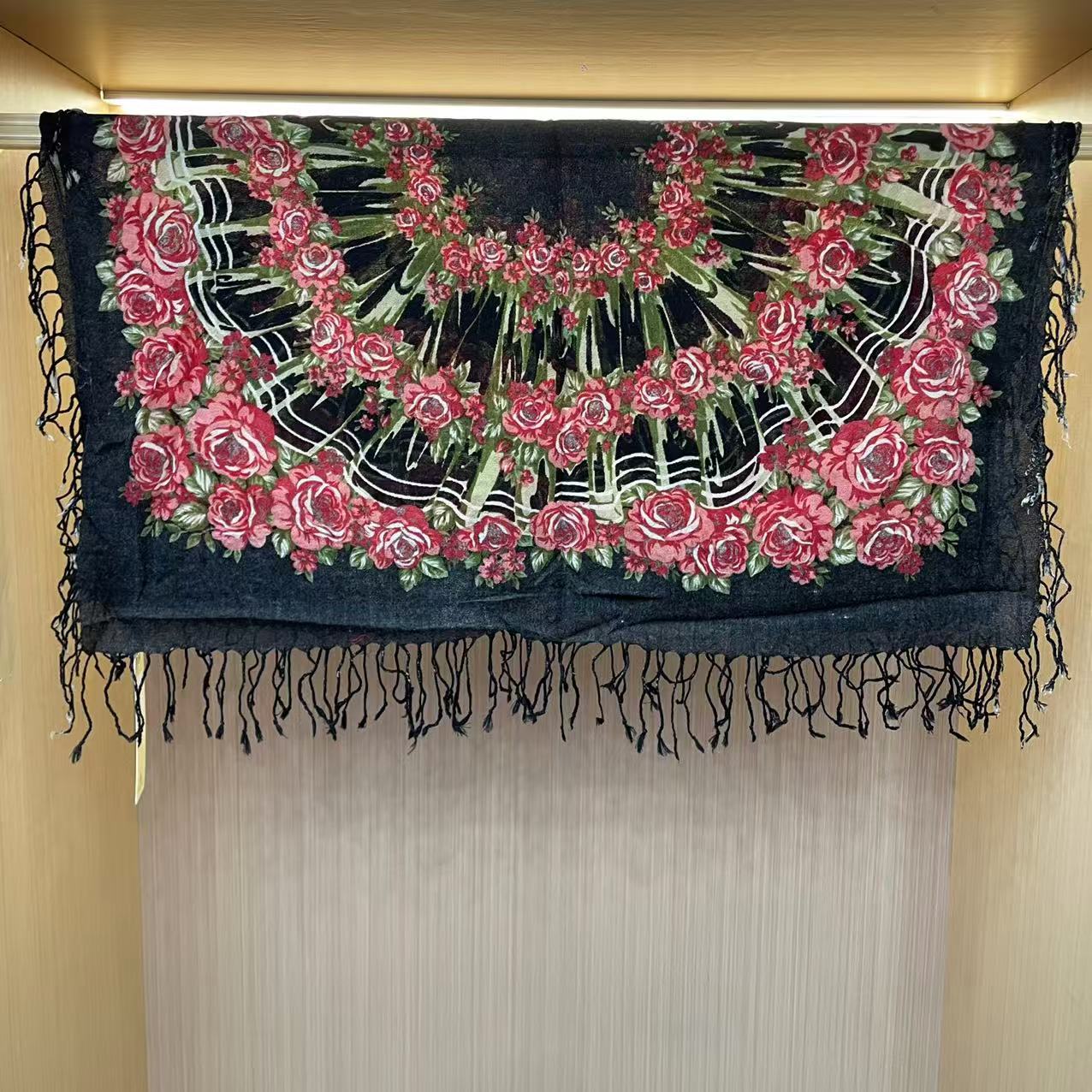 【LJWM】桑蚕丝绵羊毛围巾 WJ10（非图片款）