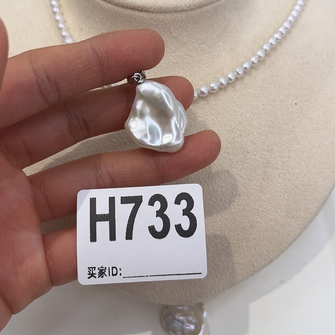 合金淡水珍珠耳饰