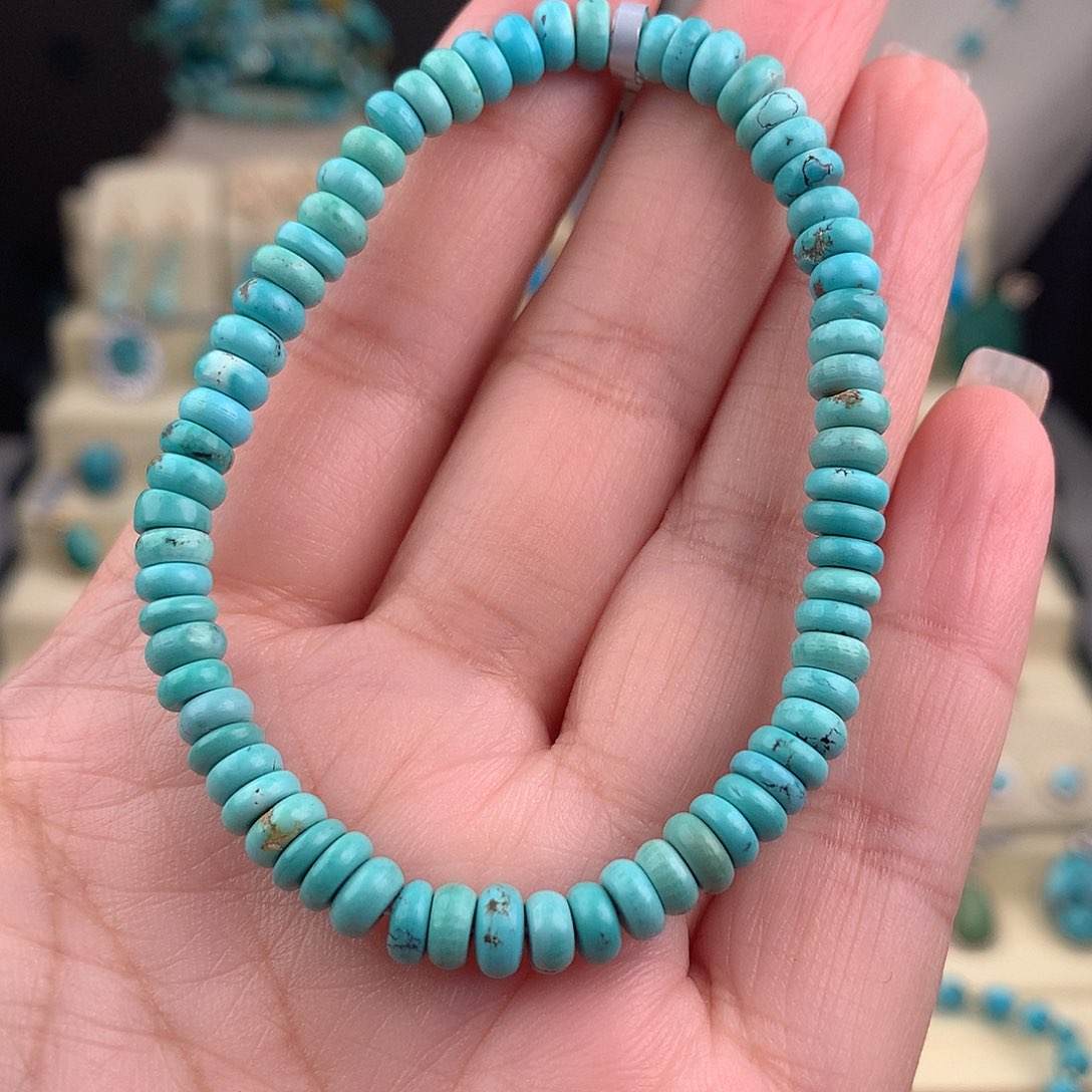 绿松石未镶嵌手链