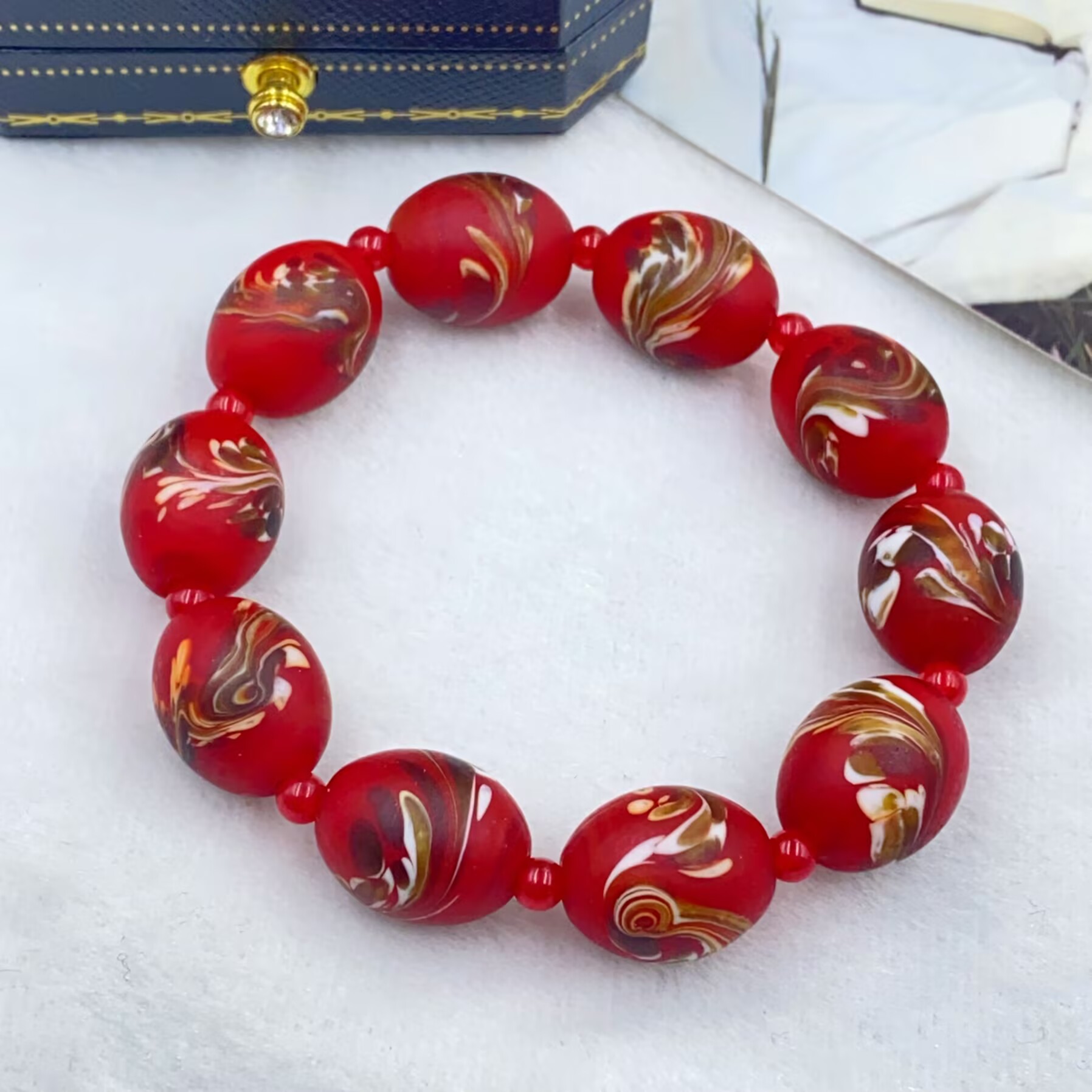 手链 Z2519   赤 血 火凤凰手串多样性发货