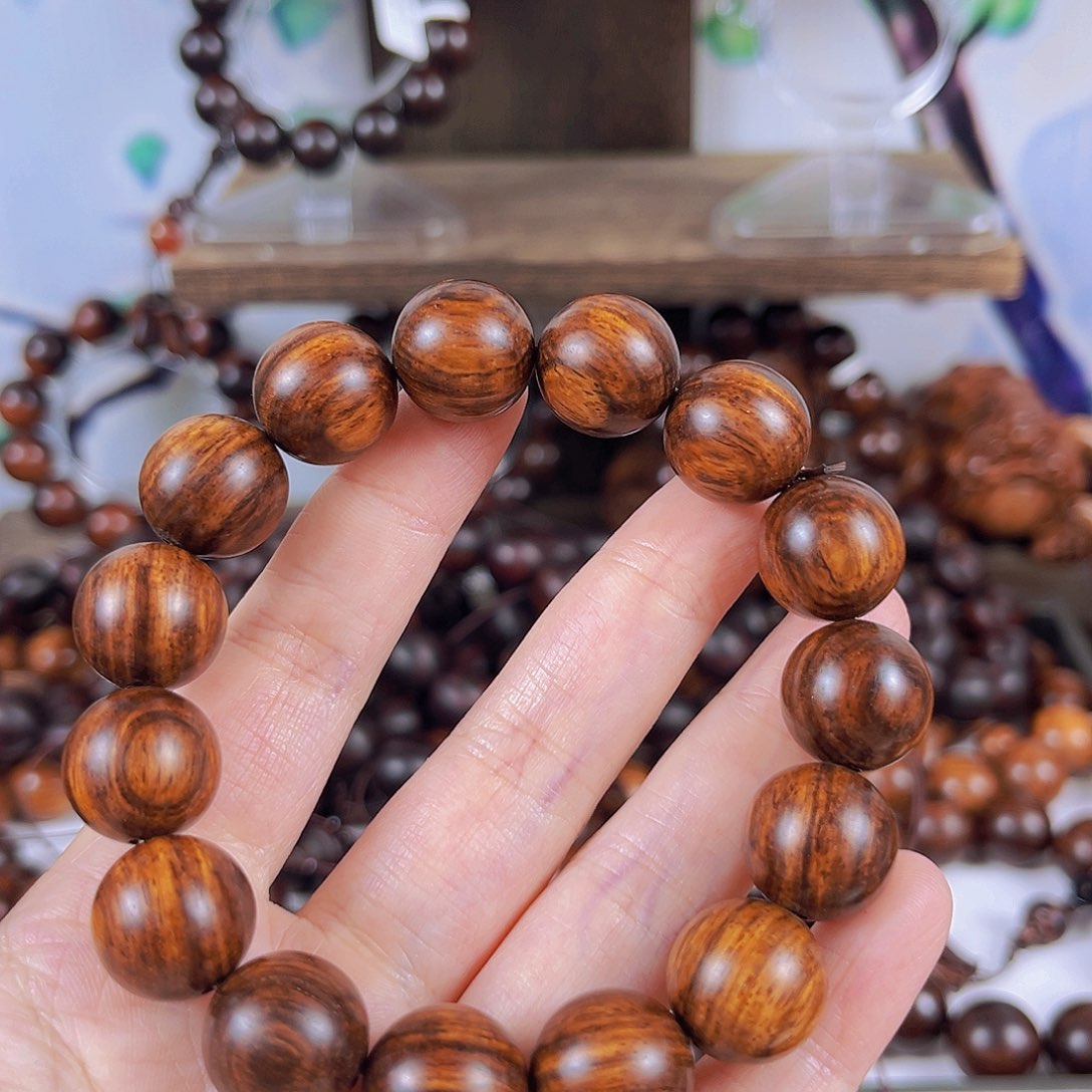 黄花梨/降香黄檀手串/手链落***四