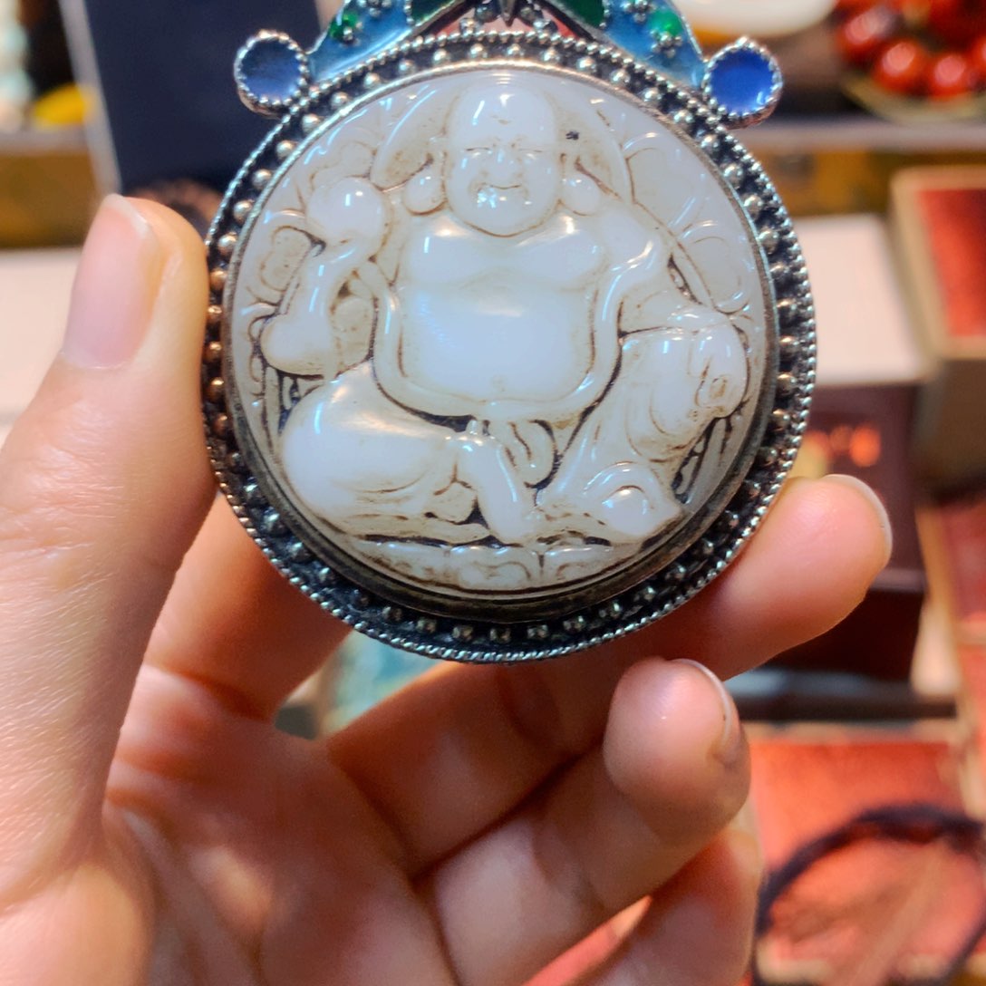 和田玉（白玉）手链未镶嵌噢噢哦噢哦噢哦噢哦喔哦