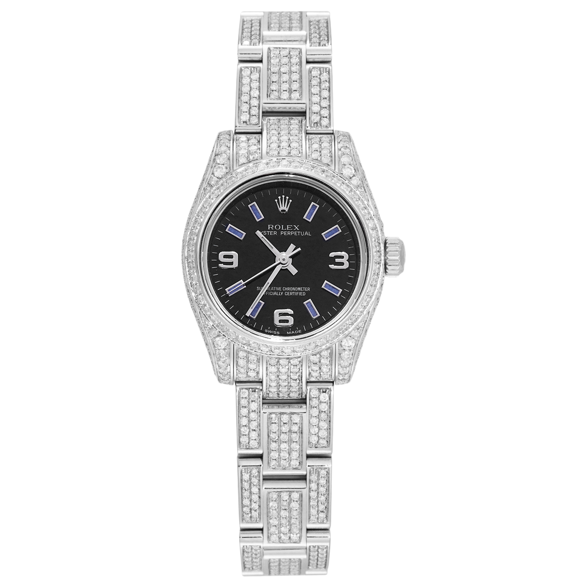 99新 Rolex/劳力士 蚝式恒动系列176200后钻腕表/WHT029216