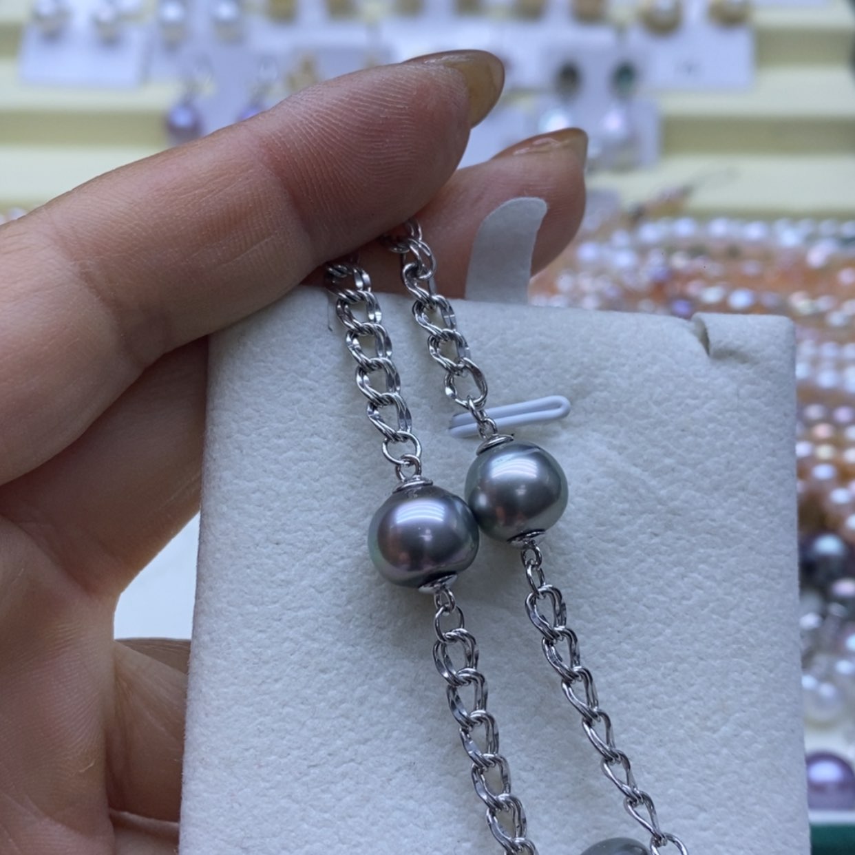 【闪购商品】海水珍珠手链银S925镶嵌