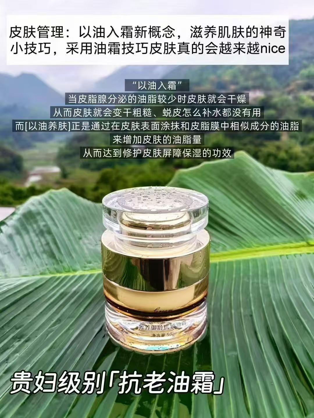 奢养御龄抗皱油霜