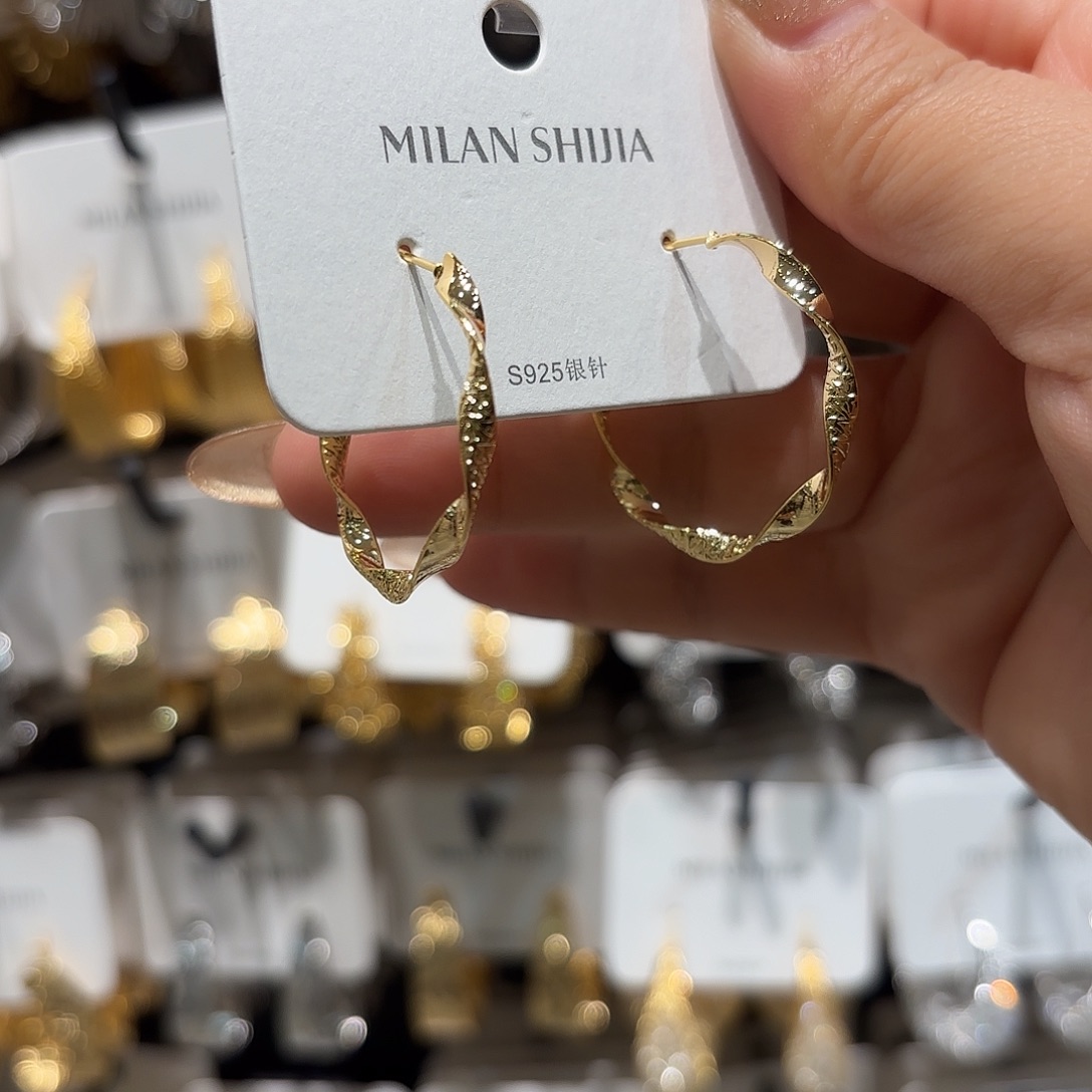 铜合金925银耳圈的