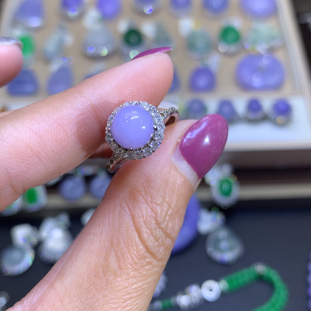 翡翠颈饰银S925镶嵌翡翠