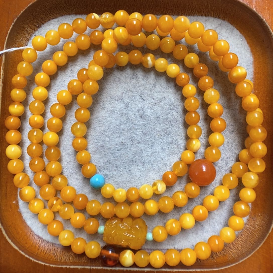 蜜蜡手串未镶嵌蜜蜡手串