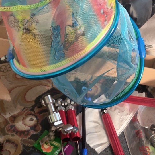 铝合金25厘米抄网头随机发俩