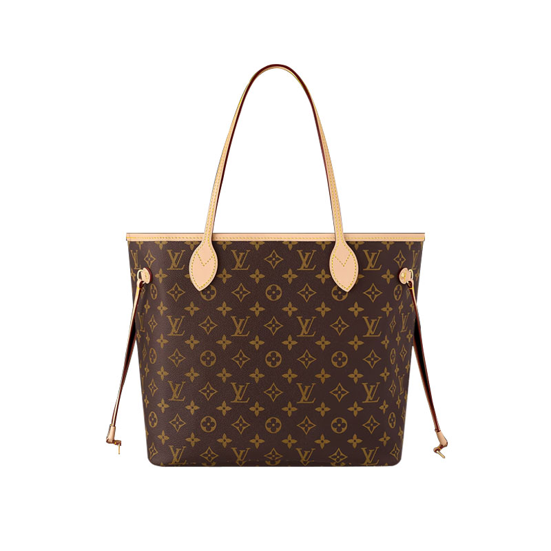 99新 LouisVuitton/路易威登 老花中号neverfull单肩包 购物袋