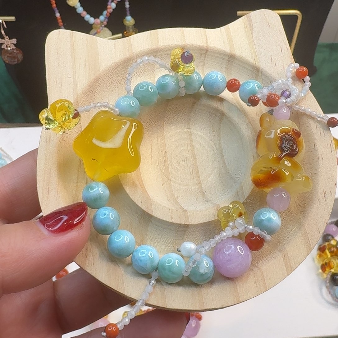 琥珀手链未镶嵌琥珀手串