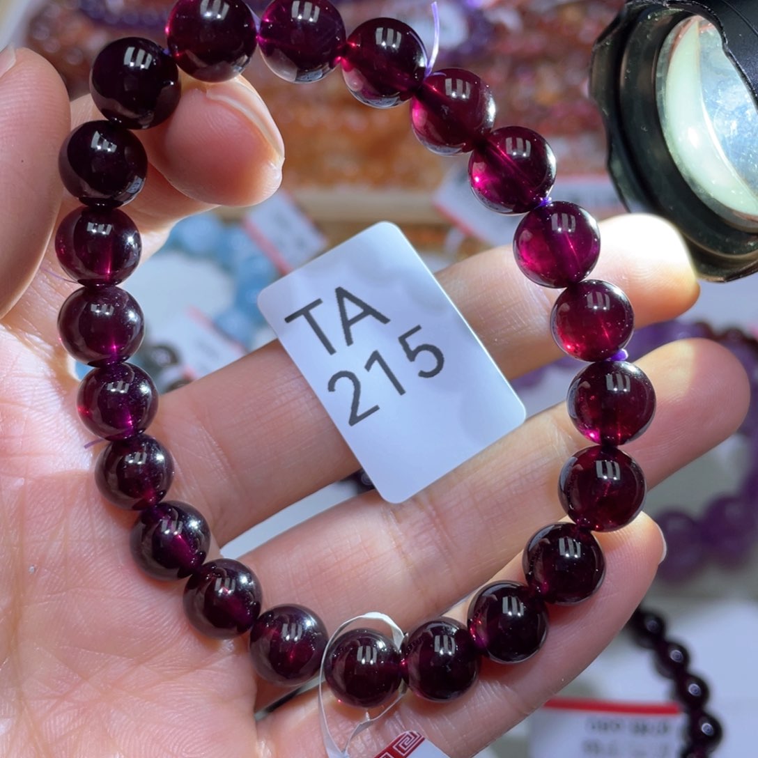 石榴石（紫牙乌）手链未镶嵌