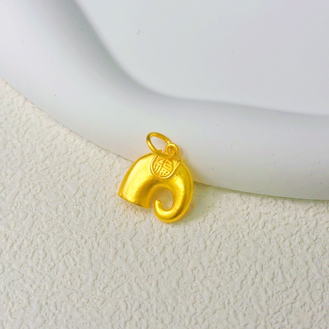   精工小象吊坠-276