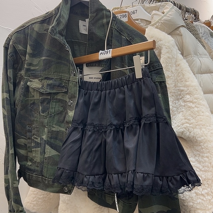 今天新款 黑色短裙