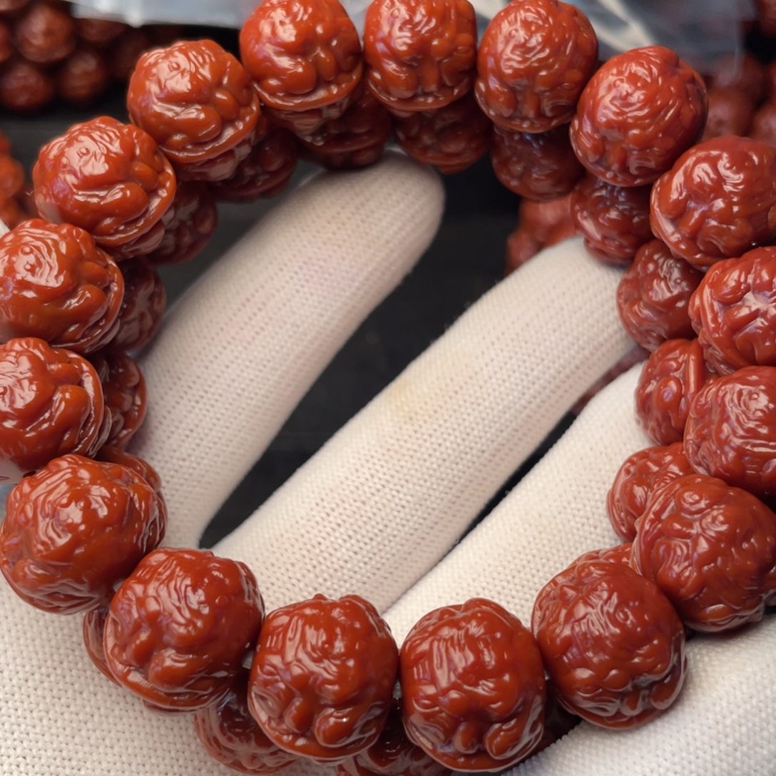 海***川猴头核桃手串蟾王