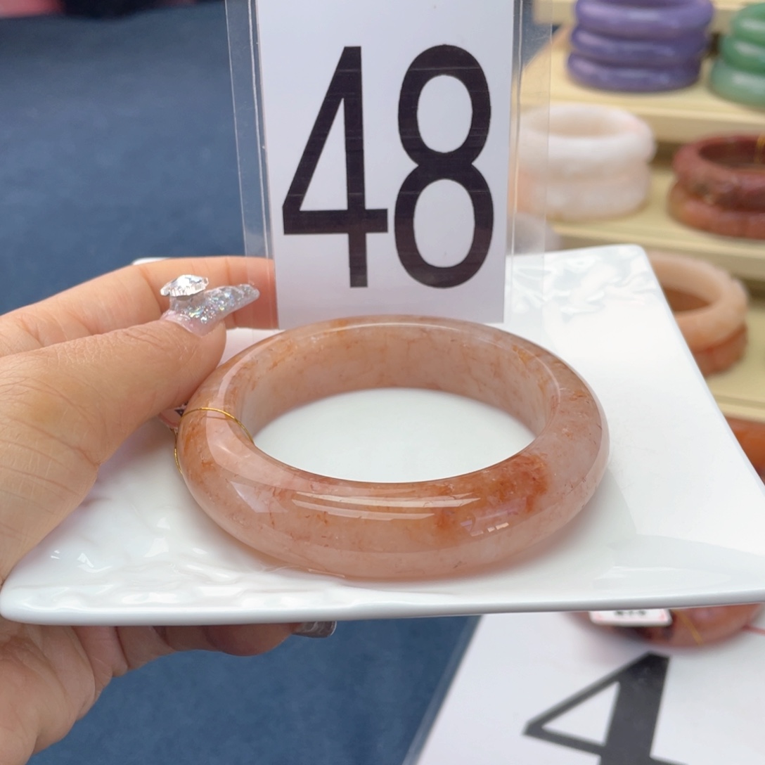 石英岩玉未镶嵌手镯58.8