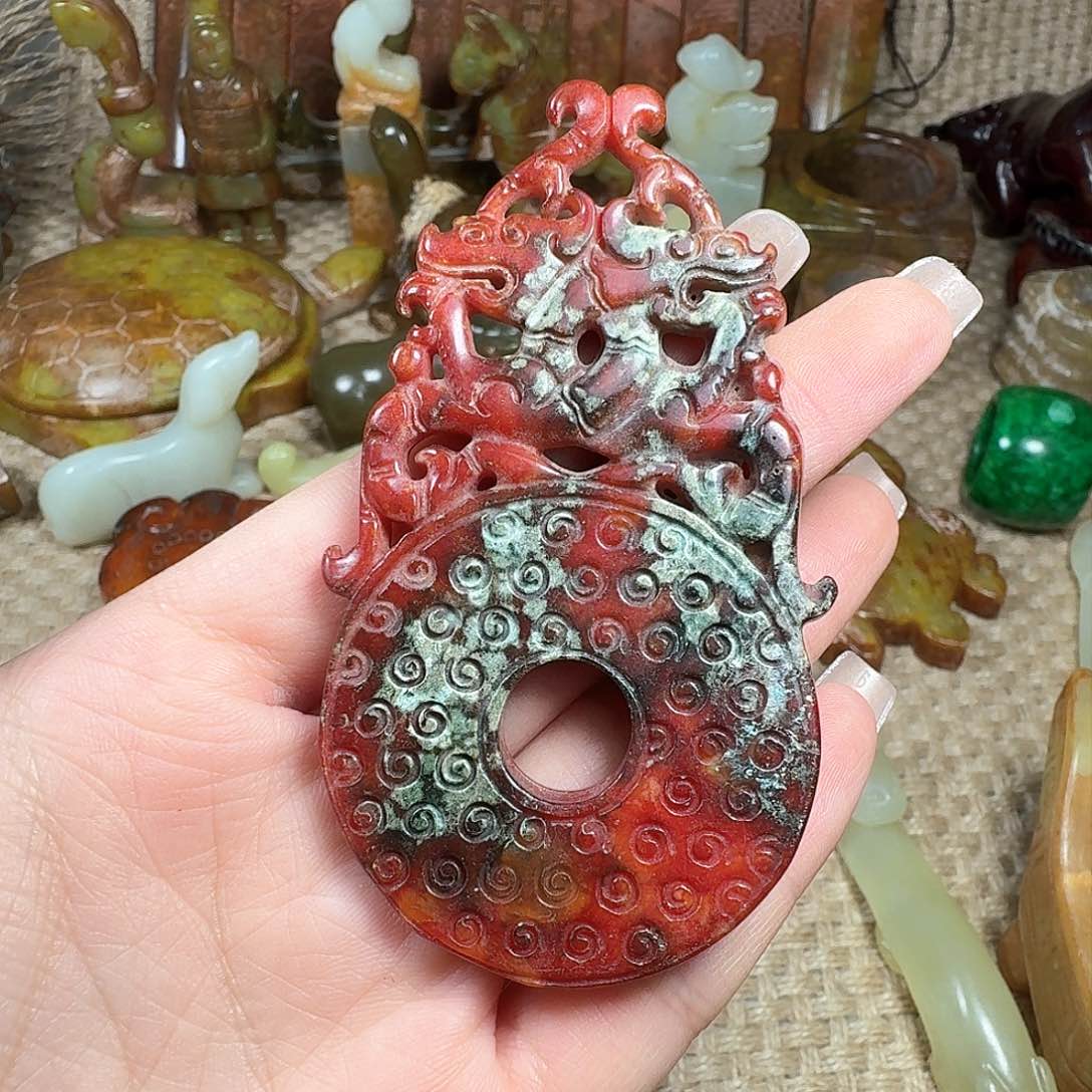 白玉菩提吊坠挂件