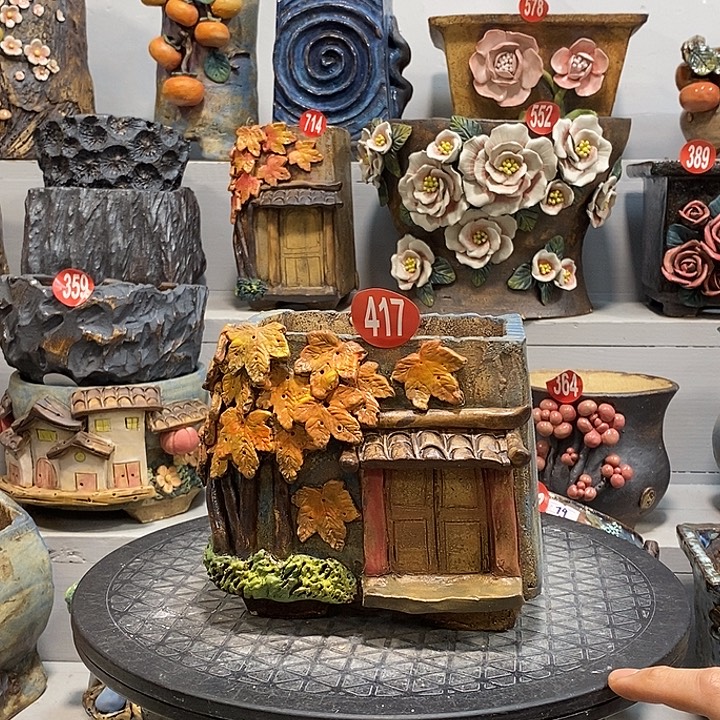 微瑕417 号陶然花器手工花盆