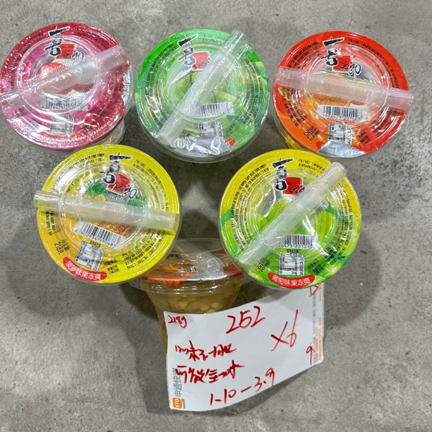 252 果冻爽杯装218g（到手6杯 可能全一味）