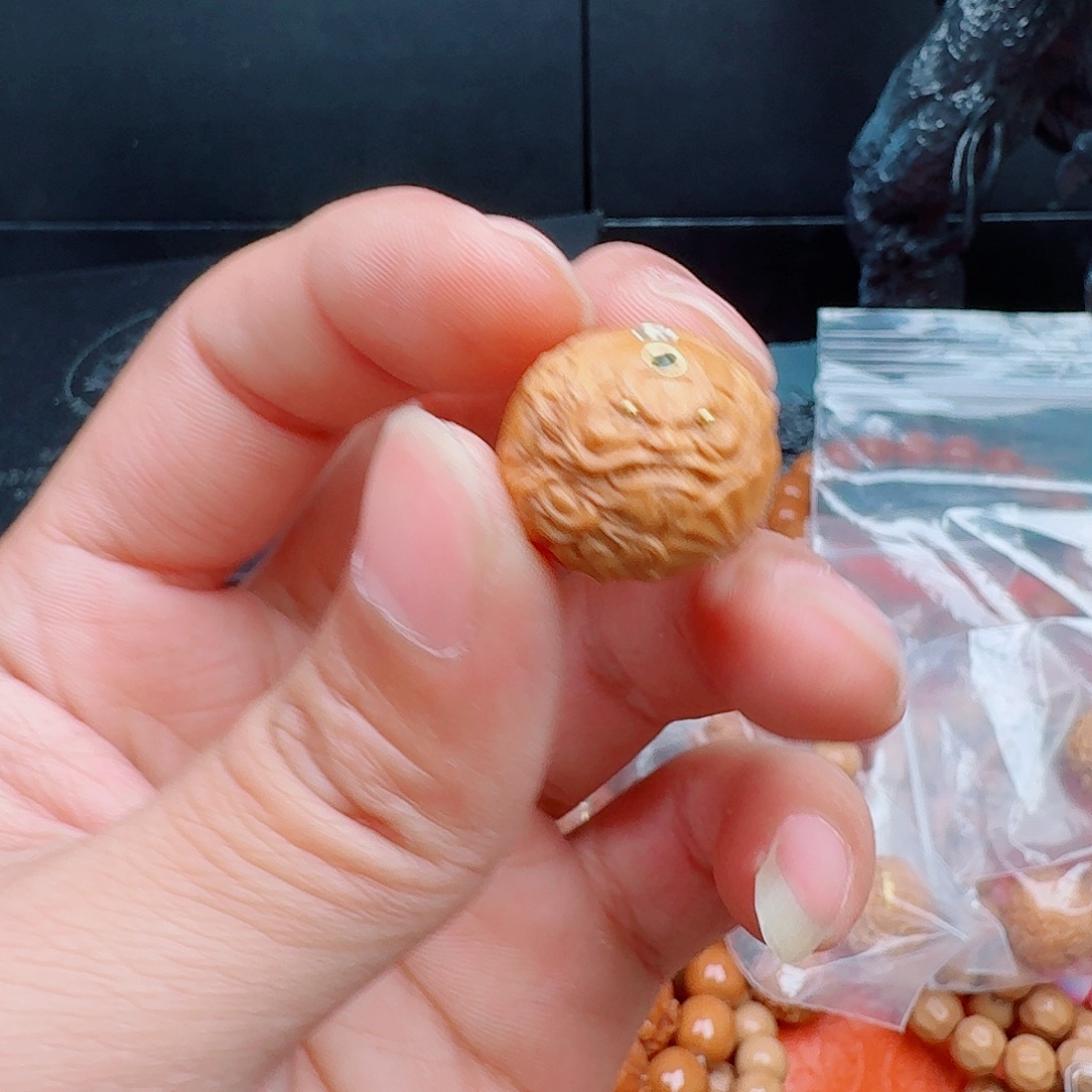 吊坠猴头核桃胖钟馗整身